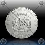 1oz  BURKINA FASO 1000 CFA "FOREST ANIMALS - RED DEER" 2016